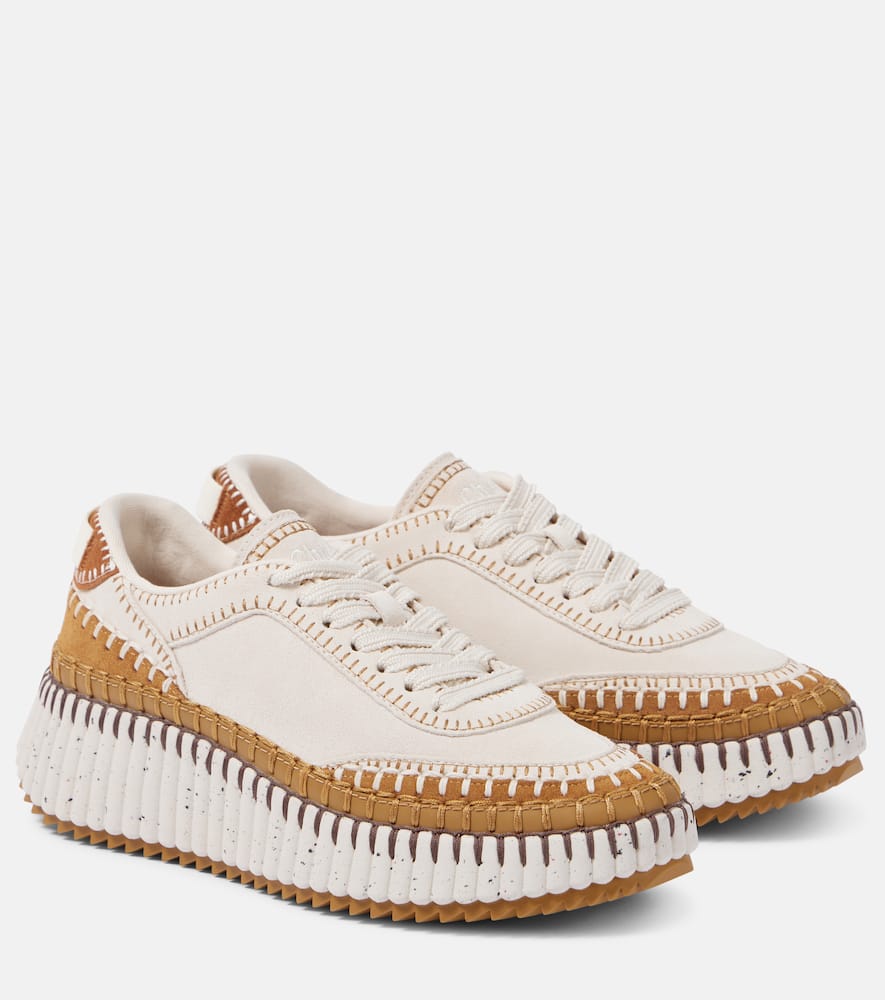 Chloe Nama suede sneakers