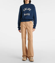 Chloe Nama suede-trimmed platform sneakers