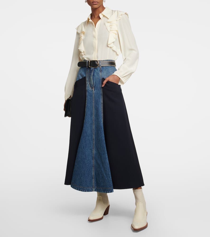 Chloe Nellie leather ankle boots