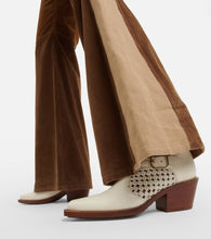 Chloe Nellie leather ankle boots