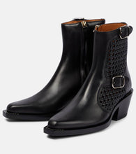 Chloe Nellie leather ankle boots