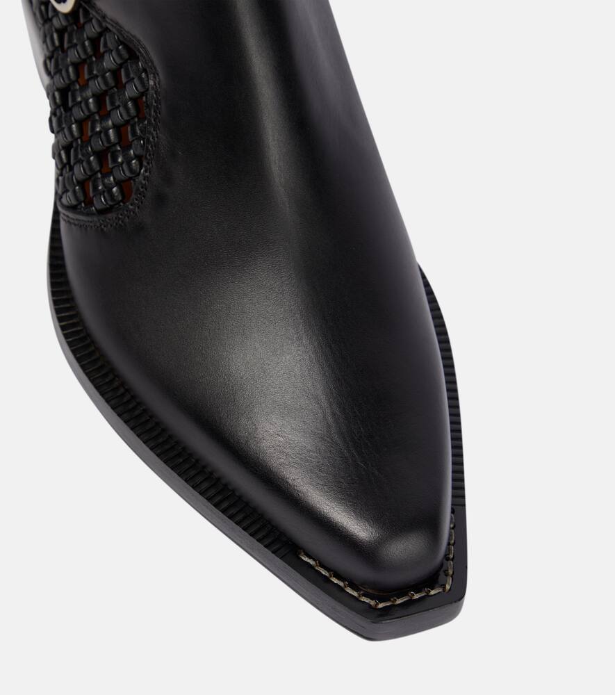 Chloe Nellie leather ankle boots