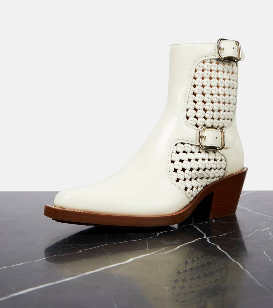 Chloe Nellie leather ankle boots