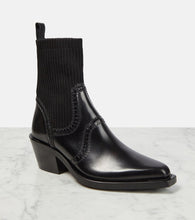 Chloe Nellie leather ankle boots
