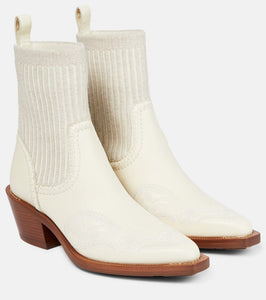 Chloe Nellie leather ankle boots