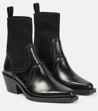 Chloe Nellie leather ankle boots
