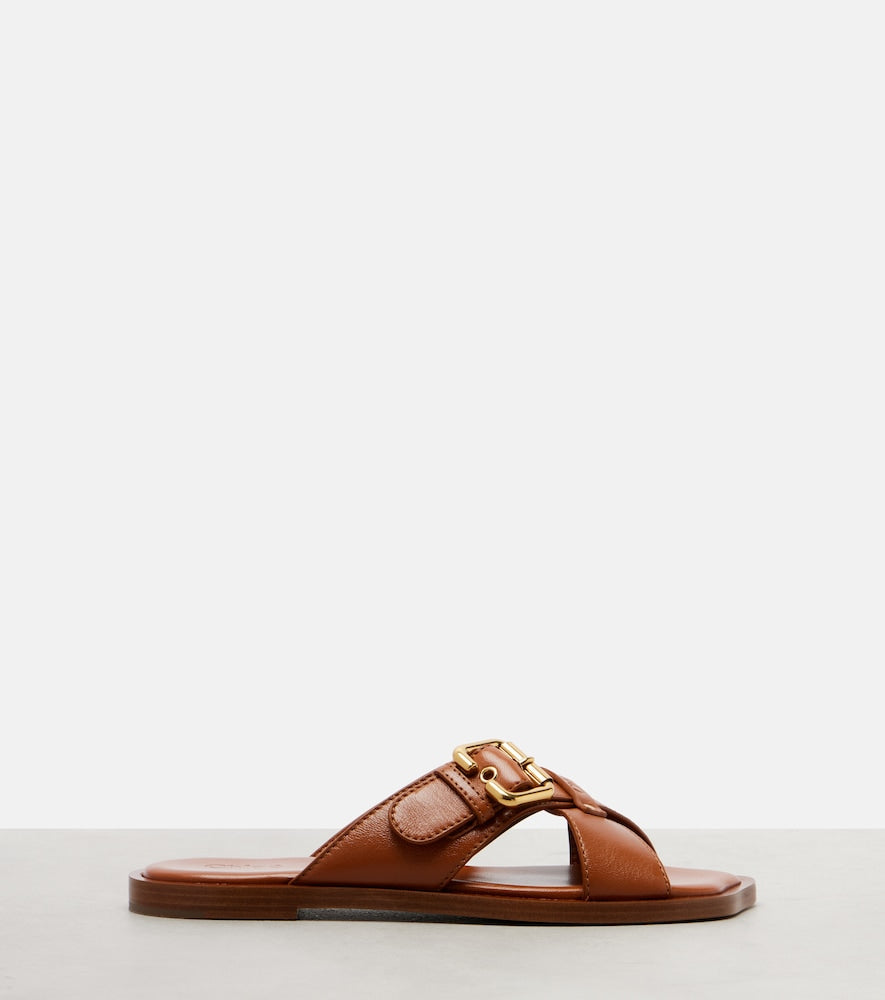 Chloe Nil leather slides