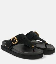 Chloe Nil suede thong sandals