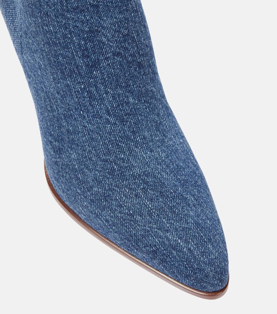 Chloe Oli denim knee-high boots