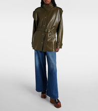 Chloe Oversized leather jacket