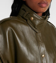 Chloe Oversized leather jacket