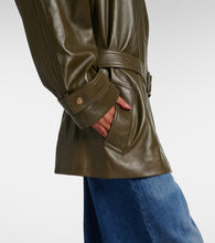 Chloe Oversized leather jacket