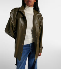 Chloe Oversized leather jacket