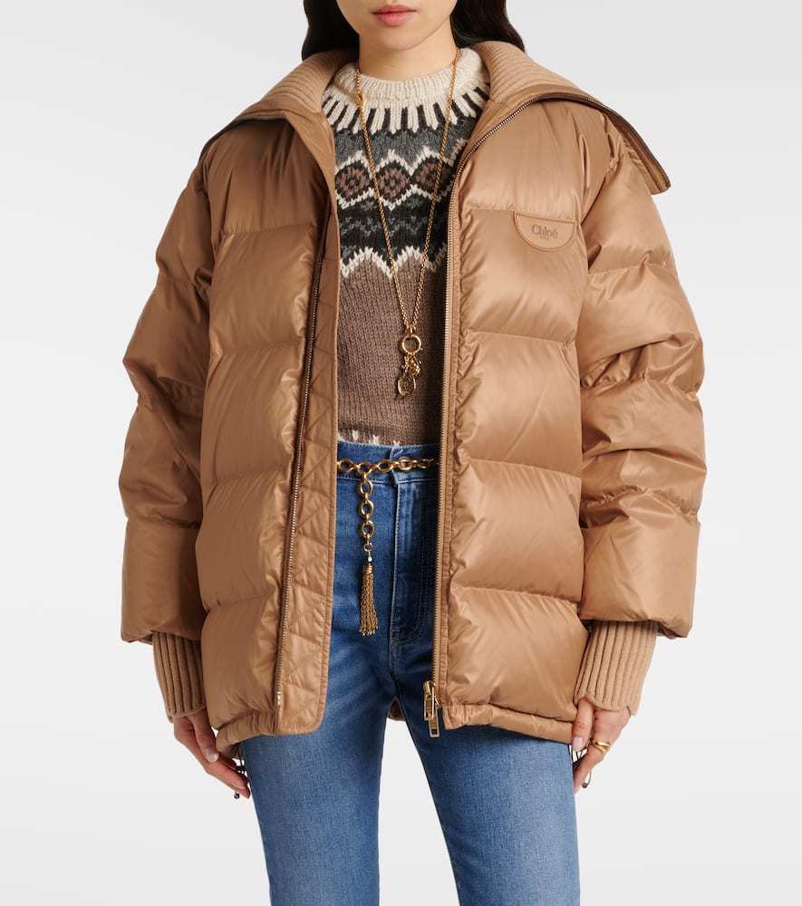 Chloe Oversized quilted down jacket
