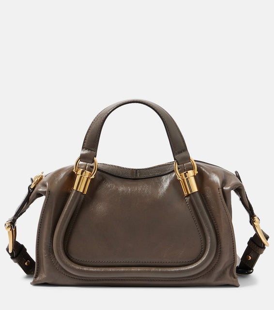 Chloe Paraty 24 Small leather tote bag. Shop Chloe Top-Handle Bags for women now.