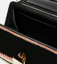 Chloe Penelope Small leather-trimmed clutch