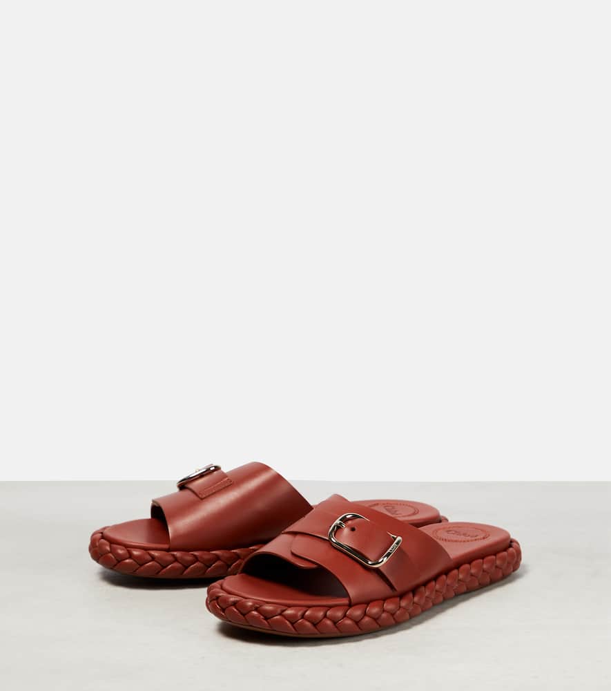 Chloe Pip leather slides