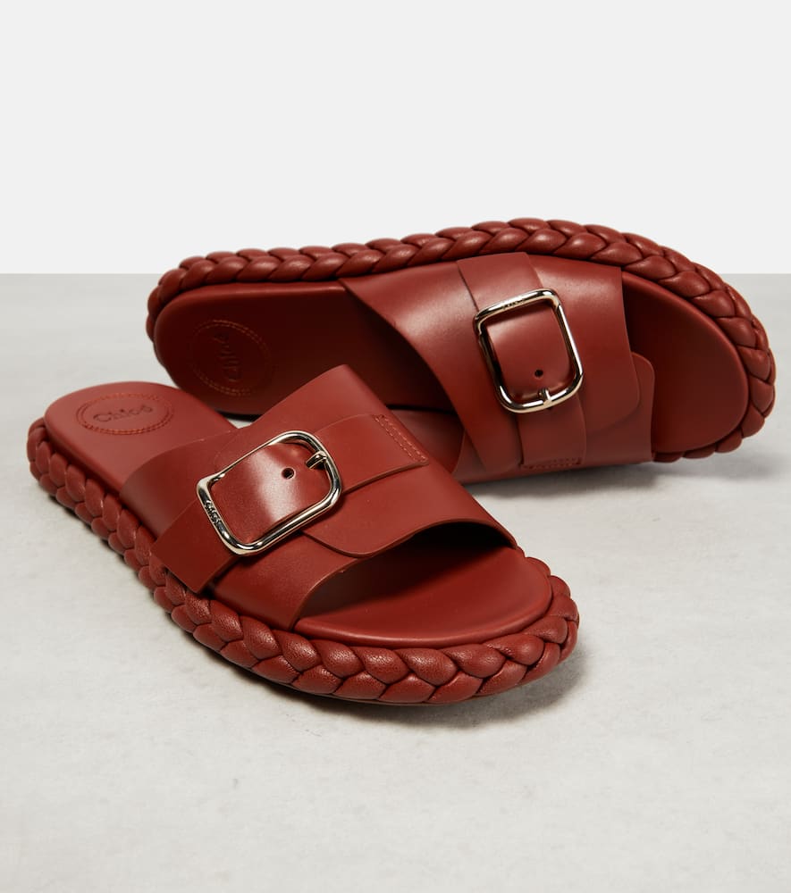 Chloe Pip leather slides