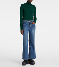 Chloe Polar faux shearling-trimmed ankle boots