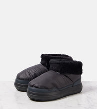 Chloe Polar faux shearling-trimmed ankle boots