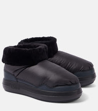 Chloe Polar faux shearling-trimmed ankle boots
