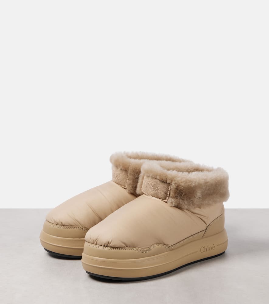 Chloe Polar shearling-lined ankle boots