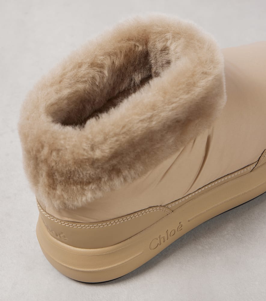 Chloe Polar shearling-lined ankle boots