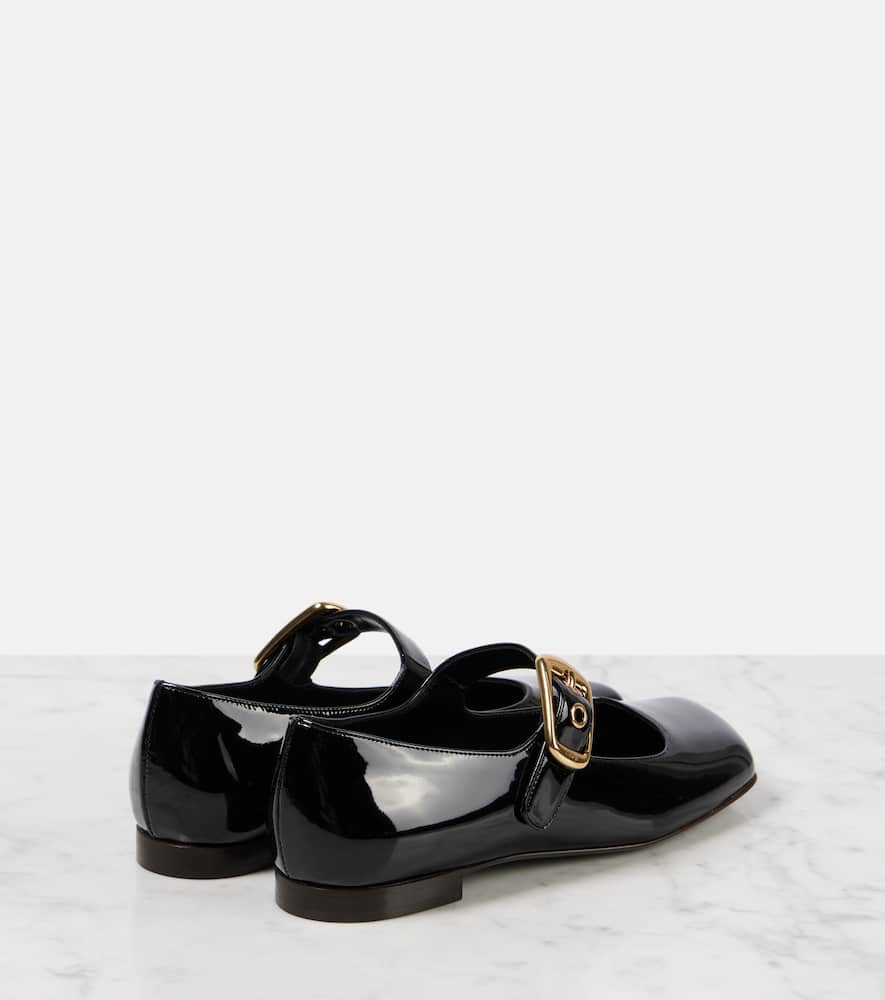 Chloe Polly patent leather Mary Jane flats