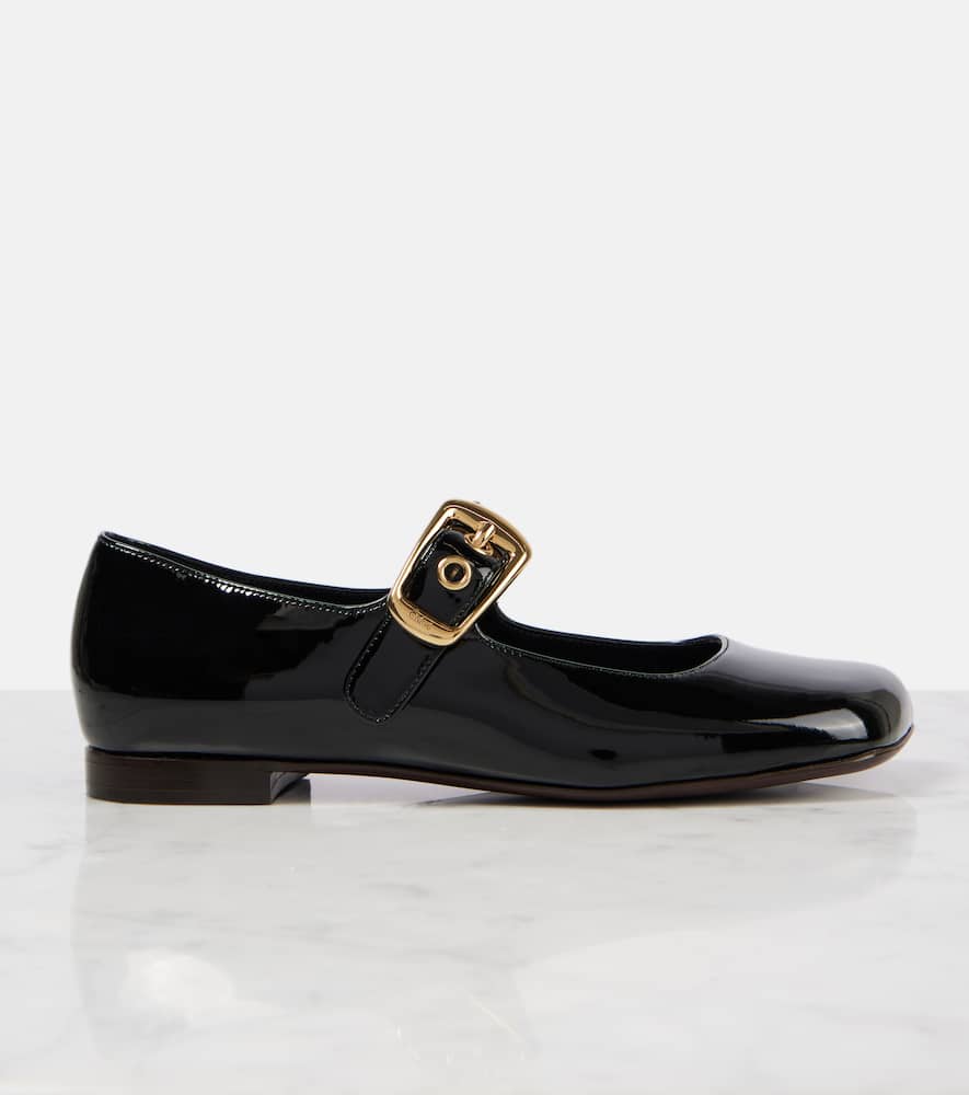 Chloe Polly patent leather Mary Jane flats
