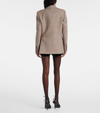 Chloe Prince of Wales check wool-blend blazer