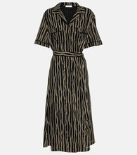 Chloe Printed silk sabl√É¬© shirt dress