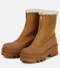 Chloe Raina shearling-lined leather ankle boots