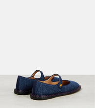 Chloe Rubie denim ballet flats