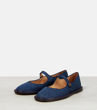 Chloe Rubie denim ballet flats