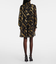 Chloe Ruffled silk-blend minidress