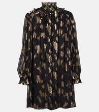 Chloe Ruffled silk-blend minidress