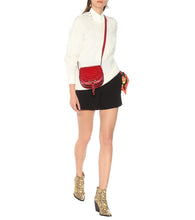 Chloe Rylee snake-effect leather boots