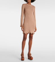 Chloe Scalloped sweater dress