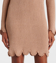 Chloe Scalloped sweater dress