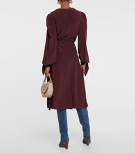 Chloe Silk crêpe de chine midi dress