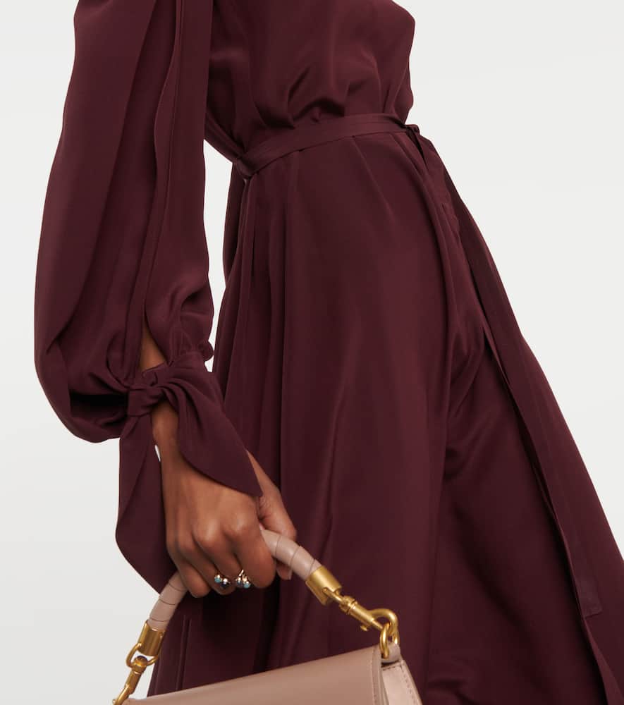 Chloe Silk crêpe de chine midi dress