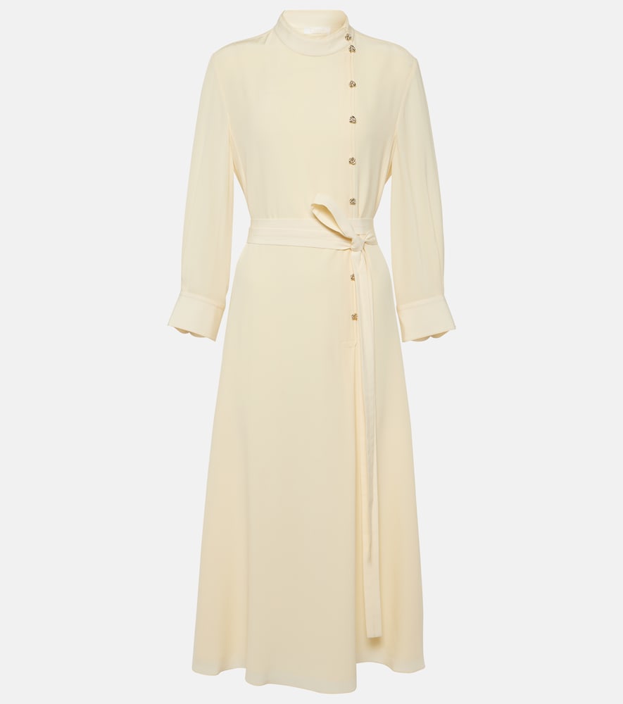 Chloe Silk midi dress. Chloe 真丝中长连衣裙