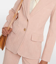 Chloe Single-breasted cotton corduroy blazer