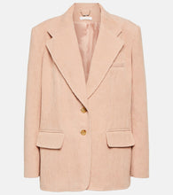 Chloe Single-breasted cotton corduroy blazer