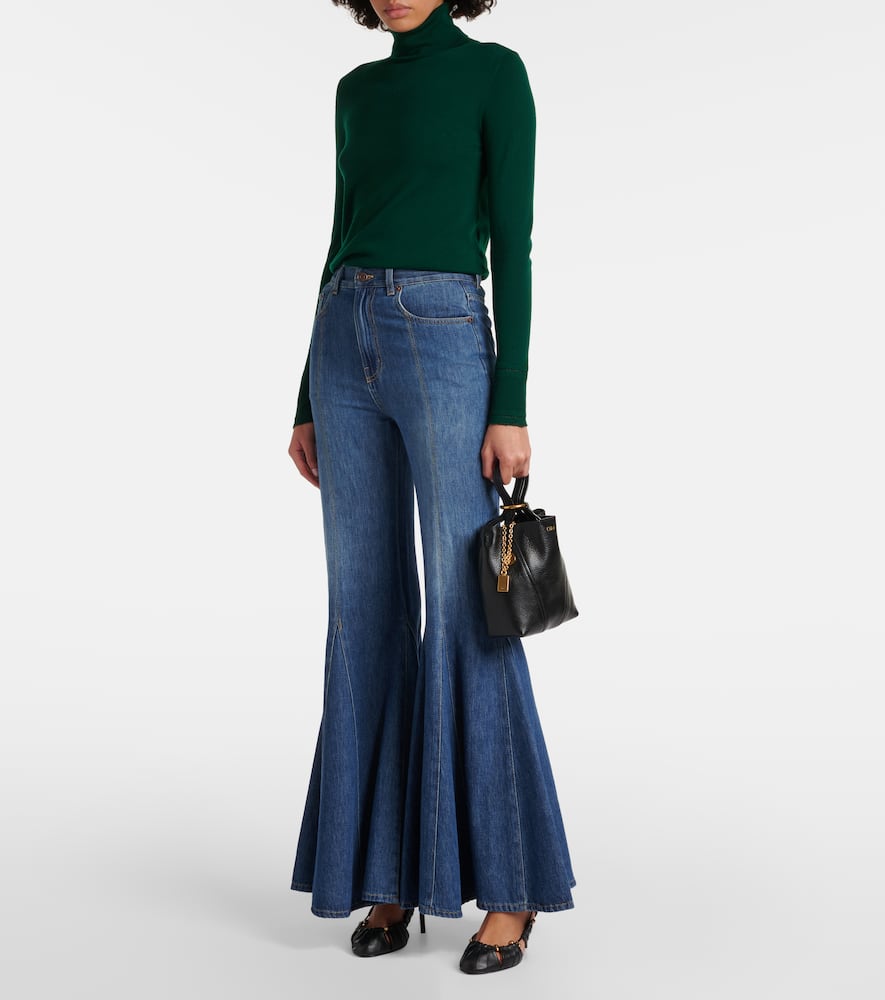 Chloe Spin Small leather tote bag