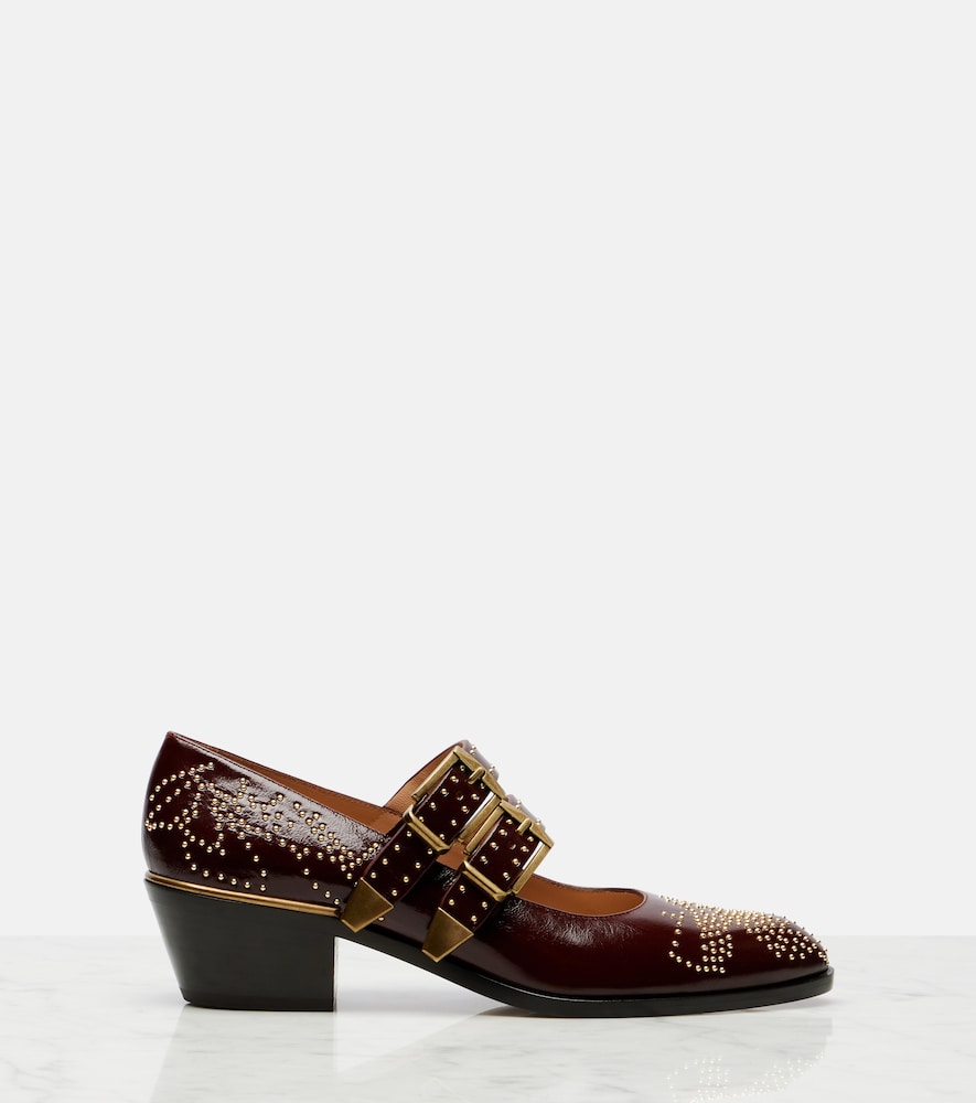 Chloe Susanna 40 studded leather Mary Jane pumps