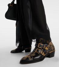 Chloe Susanna studded leather ankle boots