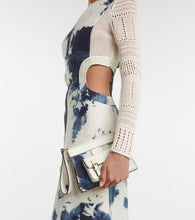 Chloe Tie-dye cutout midi dress