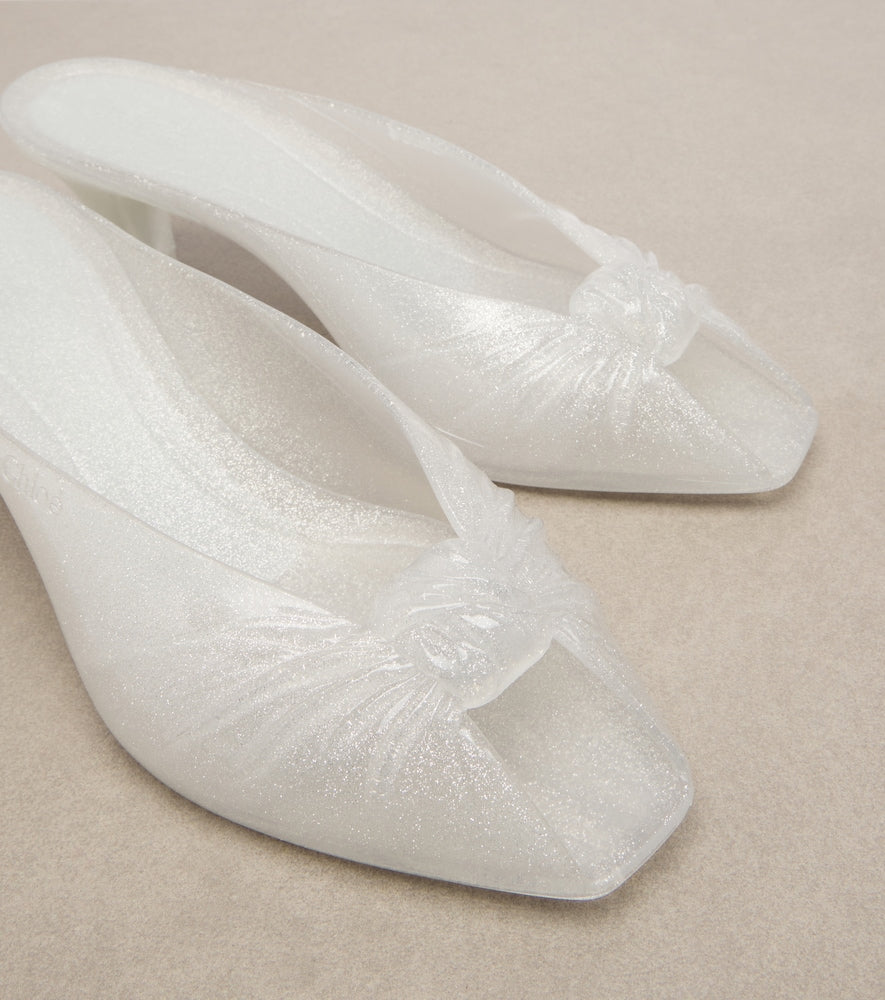 Chloe Chloe Jelly mules (White) - High-Heel Sandals