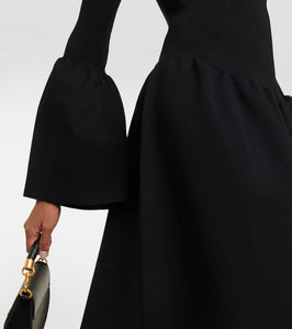 Chloe Wool-blend midi dress